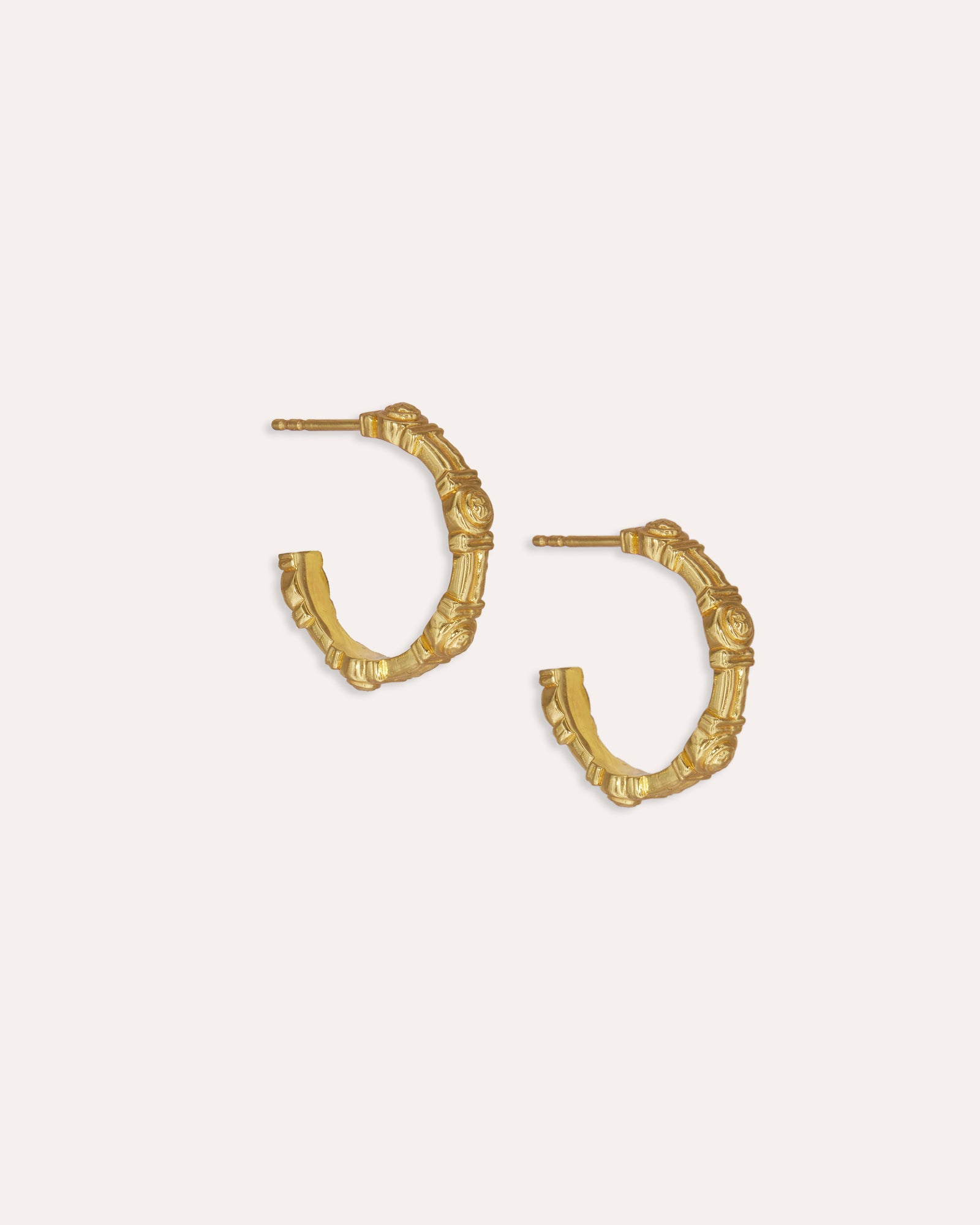 Tennis Link Hoop Earrings | Sustainable Jewellery by Ottoman Hands