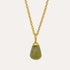 Esin Green Agate Charm Pendant Necklace | Sustainable Jewellery by Ottoman Hands