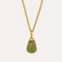 Esin Green Agate Charm Pendant Necklace | Sustainable Jewellery by Ottoman Hands