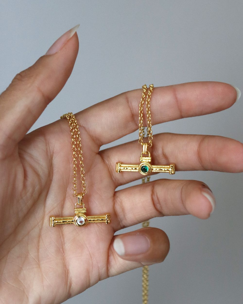 Tennis T Bar Necklaces | Ottoman Hands Jewellery