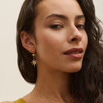 Triple Star Drop Earrings | Sustainable Jewellery by Ottoman Hands