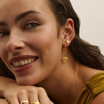 Triple Star Drop Earrings | Sustainable Jewellery by Ottoman Hands