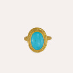 Turquoise Cocktail Ring | Sustainable Jewellery by Ottoman Hands