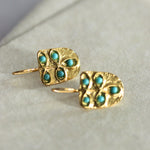 Vera Turquoise Drop Earrings | Sustainable Jewellery by Ottoman Hands