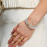 Waterproof Layered Beaded Bracelet | Sustainable Jewellery by Ottoman Hands