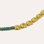 Waterproof Emerald Beaded Necklace | Sustainable Jewellery by Ottoman Hands