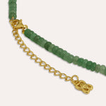Waterproof Emerald Beaded Necklace | Sustainable Jewellery by Ottoman Hands