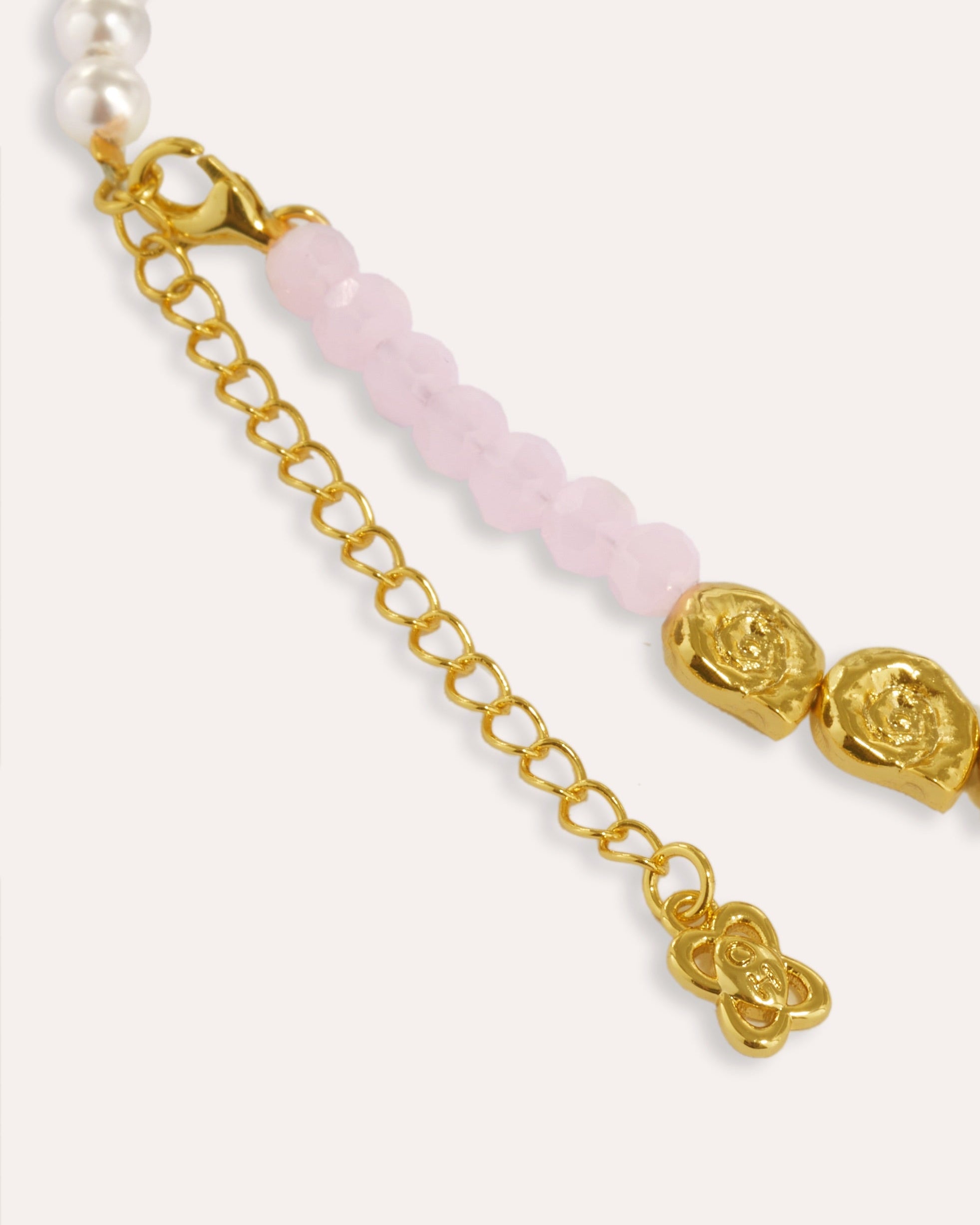 Waterproof Lapis and Pink Jade Beaded Necklace | Sustainable Jewellery by Ottoman Hands