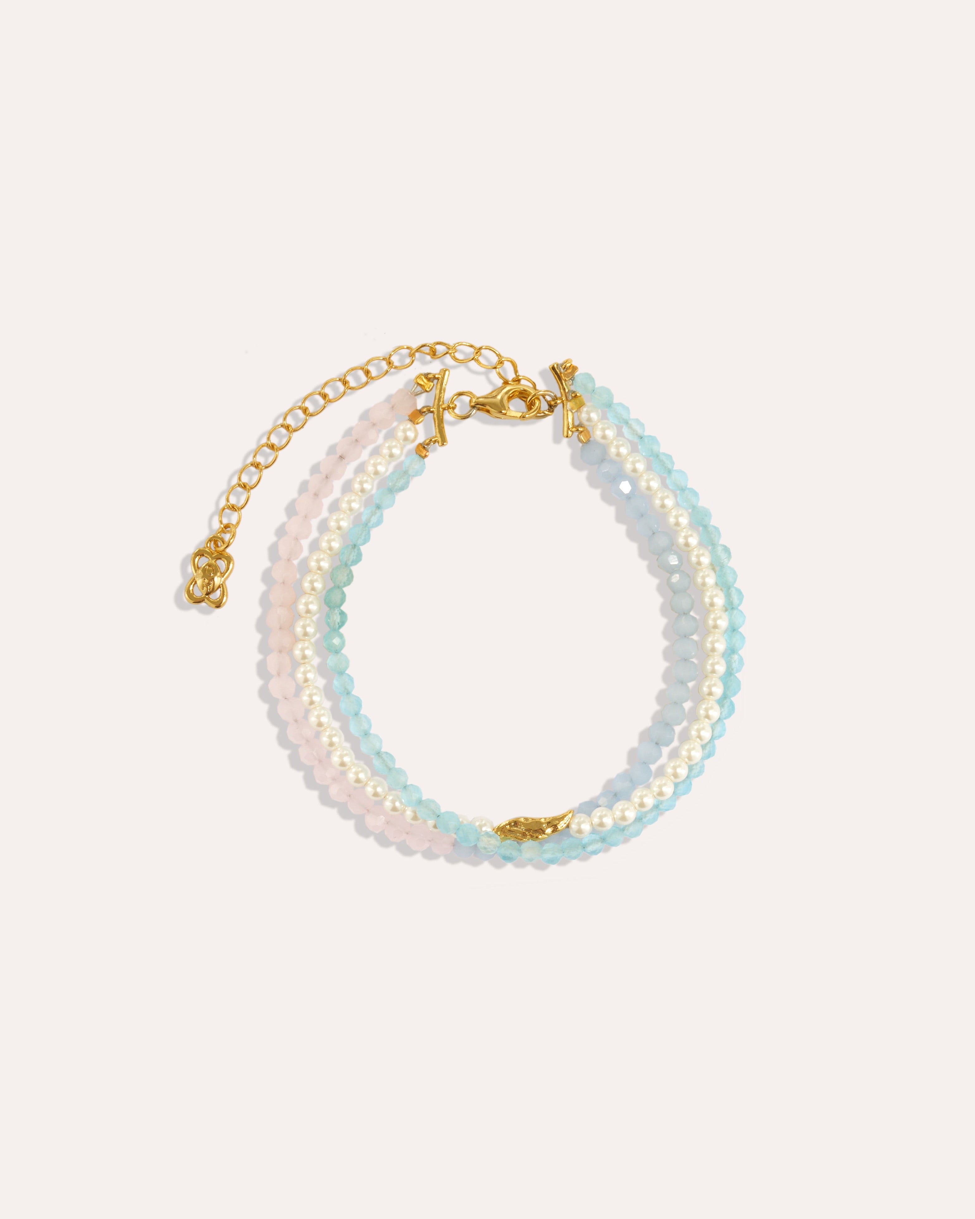 Waterproof Layered Beaded Bracelet | Sustainable Jewellery by Ottoman Hands