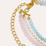 Waterproof Layered Beaded Bracelet | Sustainable Jewellery by Ottoman Hands