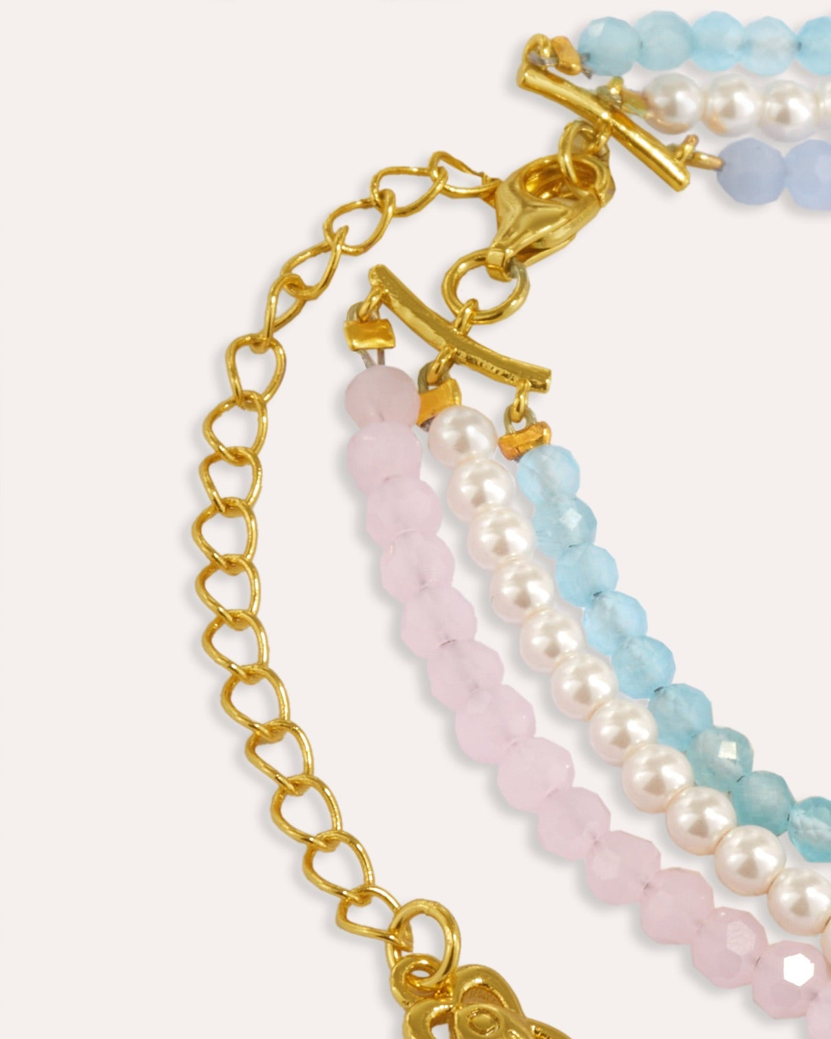 Waterproof Layered Beaded Bracelet | Sustainable Jewellery by Ottoman Hands