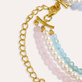 Waterproof Layered Beaded Bracelet | Sustainable Jewellery by Ottoman Hands