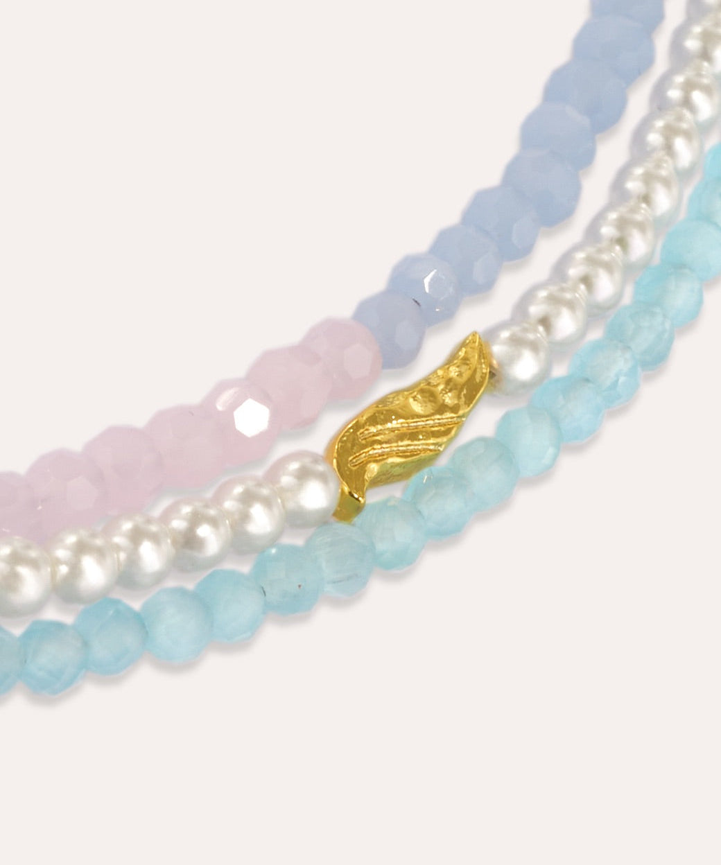 Waterproof Layered Beaded Necklace | Sustainable Jewellery by Ottoman Hands