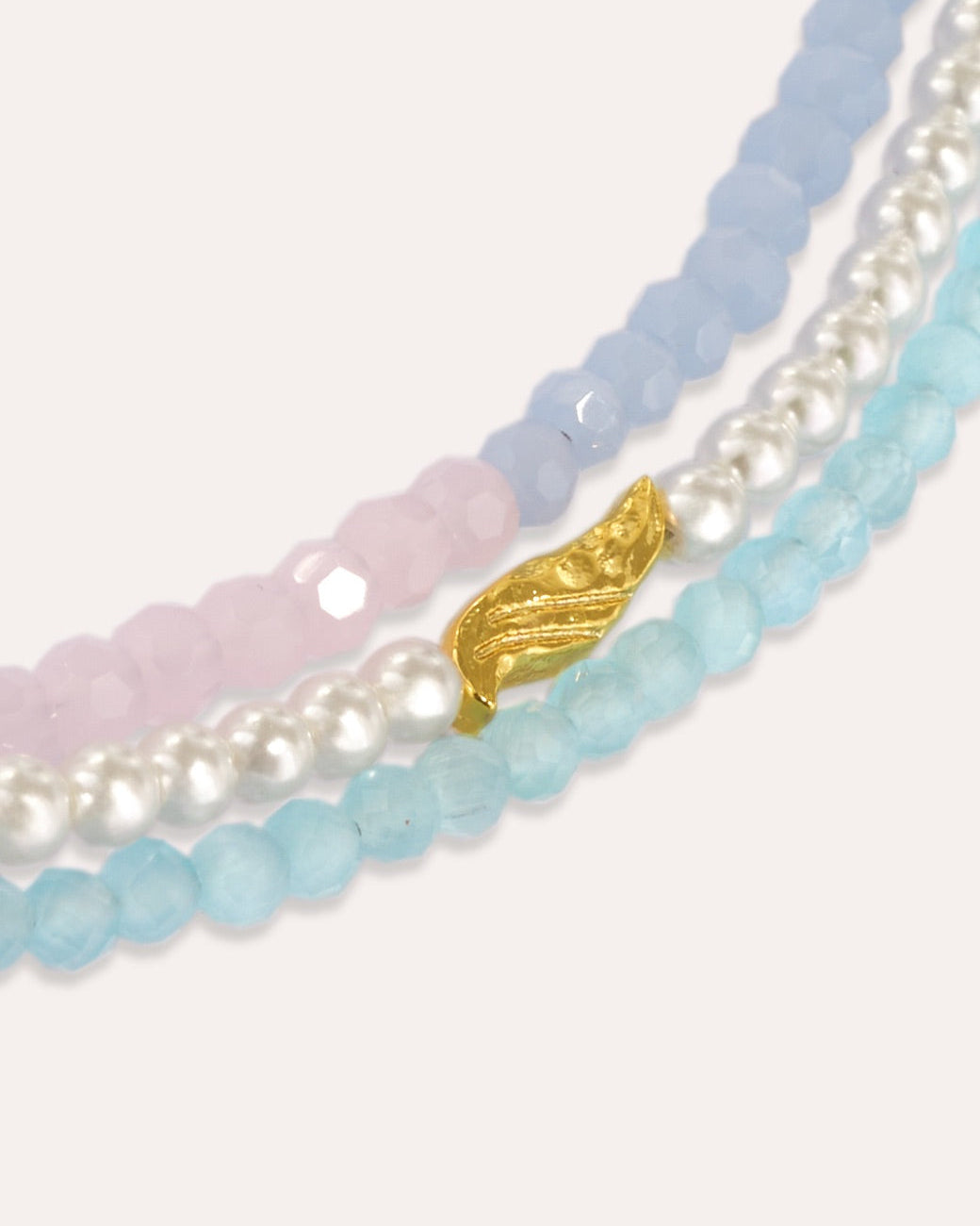 Waterproof Layered Beaded Necklace | Sustainable Jewellery by Ottoman Hands