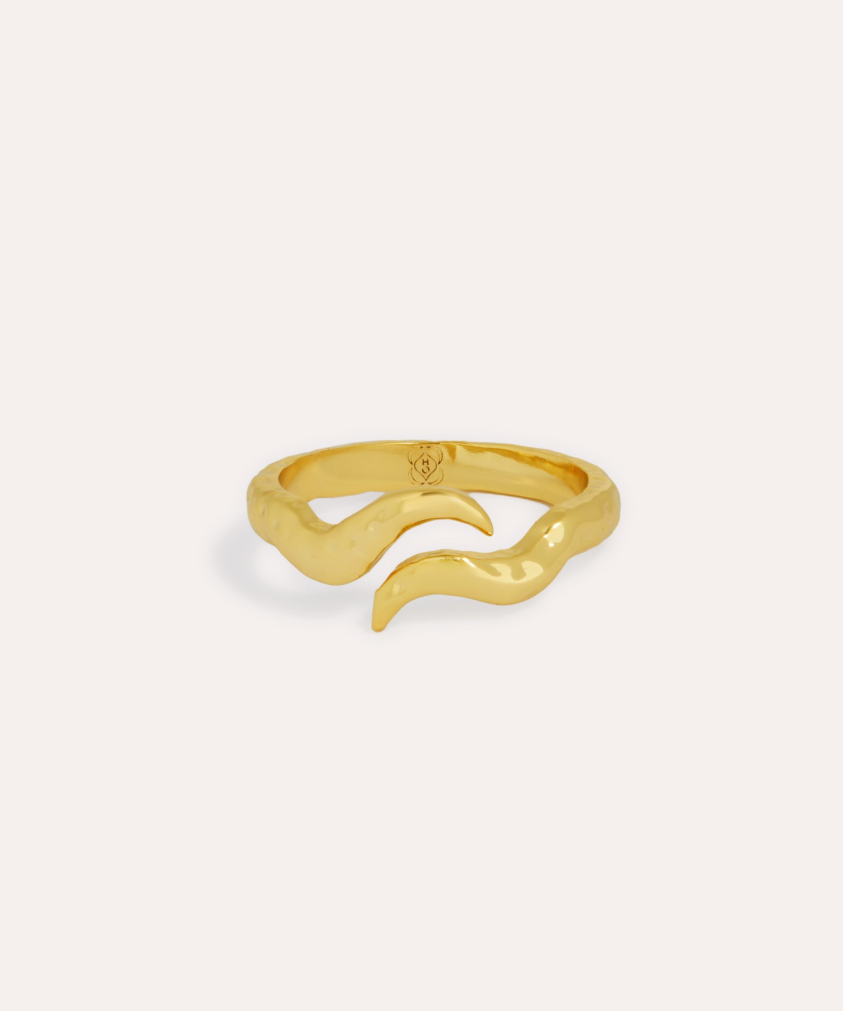 Waterproof Wave Crossover Ring | Sustainable Jewellery by Ottoman Hands