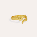 Waterproof Wave Crossover Ring | Sustainable Jewellery by Ottoman Hands
