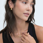 White Topaz Tennis T-Bar Necklace | Sustainable Jewellery by Ottoman Hands