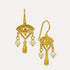 Zahra Pearl Evil Eye Drop Earrings | Sustainable Jewellery by Ottoman Hands