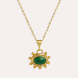 Zand Emerald Pendant Necklace