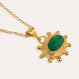 Zand Emerald Pendant Necklace