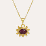 Zand Ruby Pendant Necklace | Sustainable Jewellery by Ottoman Hands