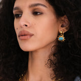 Zand Turquoise Drop Earrings