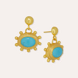 Zand Turquoise Drop Earrings | Ottoman Hands Jewellery