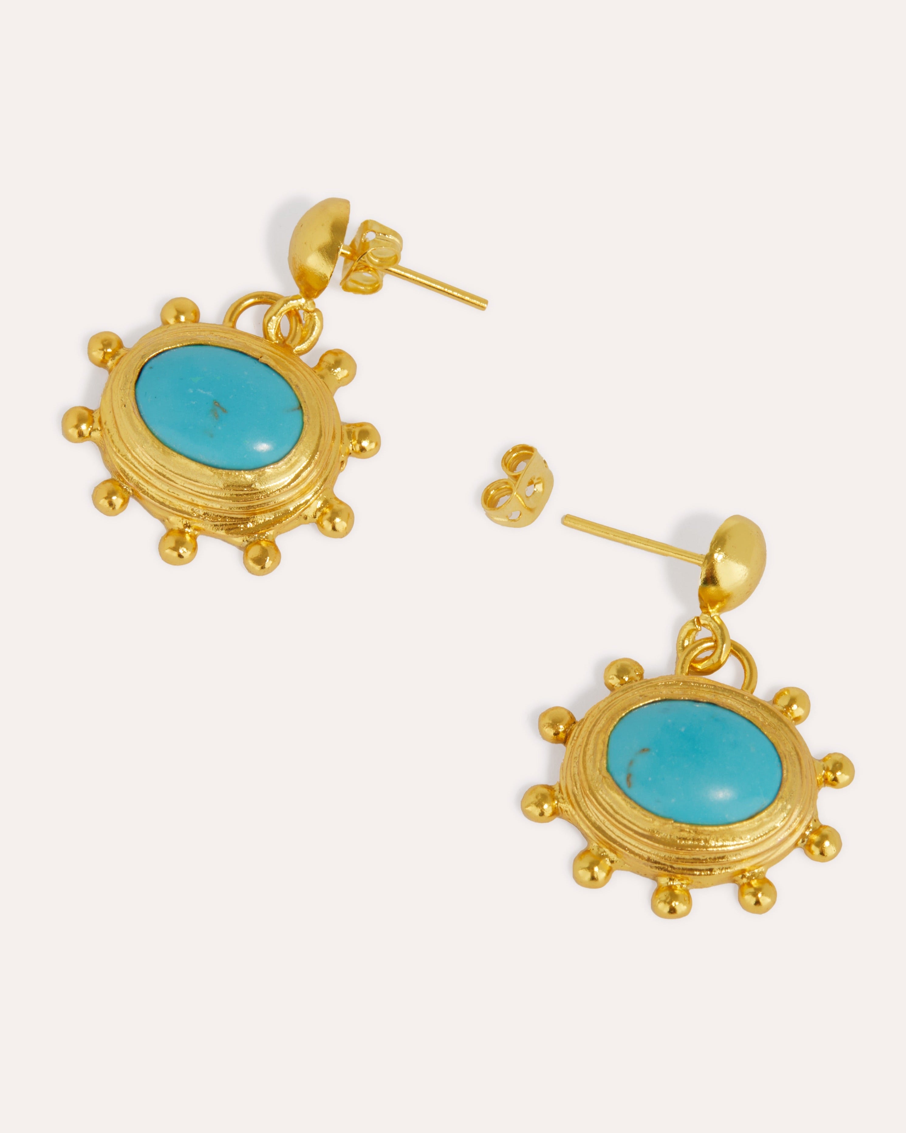 Zand Turquoise Drop Earrings | Ottoman Hands Jewellery