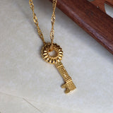 Guiding Star Key Pendant Necklace