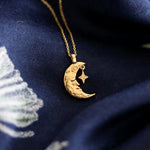 Crescent Moon Pendant Necklace | Sustainable Jewellery by Ottoman Hands