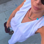 Felice Jade and Turquoise Beaded Necklace | Sustainable Jewellery by Ottoman Hands