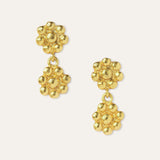 Lilia Flower Drop Stud Earrings | Sustainable Jewellery by Ottoman Hands