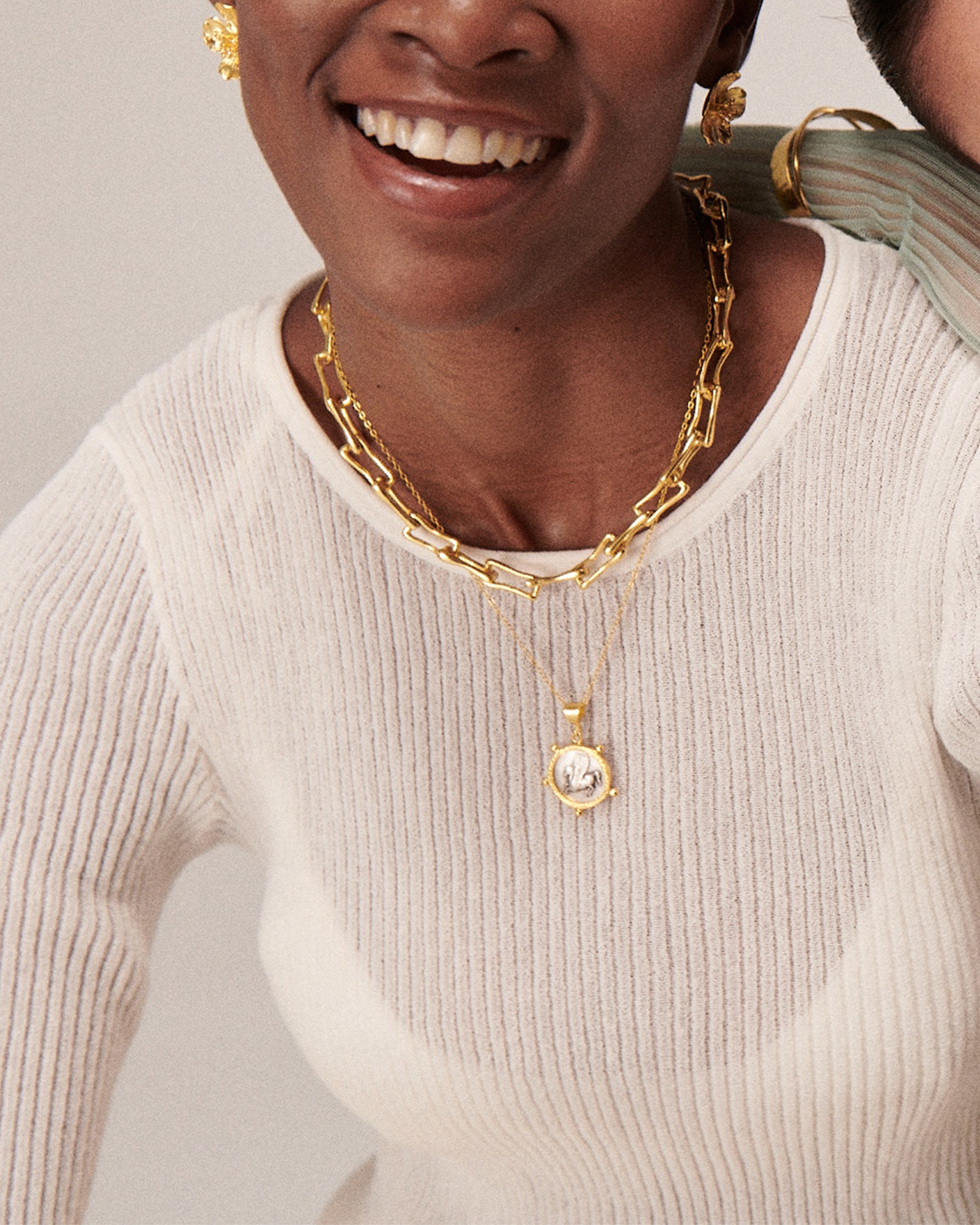 Pegasus Mixed Metal Pendant Necklace | Sustainable Jewellery by Ottoman Hands
