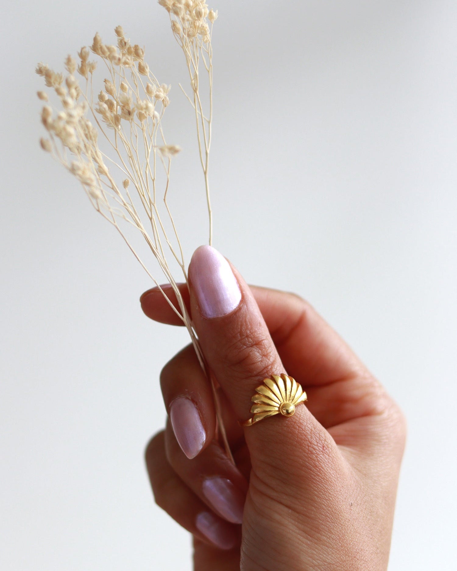 Chantal Gold Stacking Ring | Sustainable Jewellery by Ottoman Hands