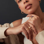 Sabina Gold Stacking Ring | Sustainable Jewellery by Ottoman Hands