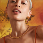 Esther Ruby and Pearl Drop Earrings | Sustainable Jewellery by Ottoman Hands