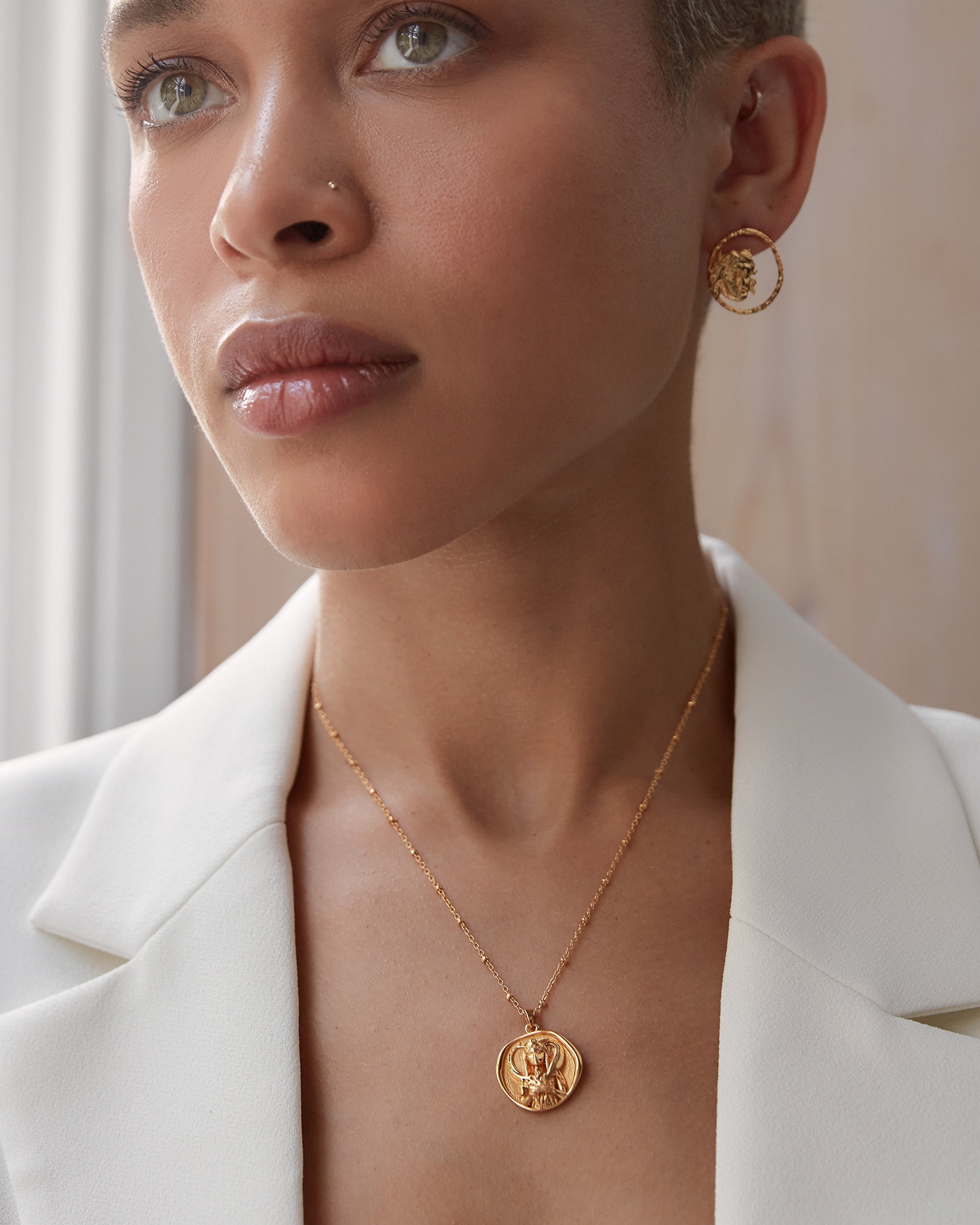 Goddess Hestia Pendant Necklace | Sustainable Jewellery by Ottoman Hands