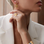 Della Pearl Band Ring | Sustainable Jewellery by Ottoman Hands