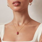 Nima Ruby Pendant Necklace | Sustainable Jewellery by Ottoman Hands