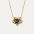 Adira Blue Porcelain Evil Eye Necklace | Sustainable Jewellery by Ottoman Hands
