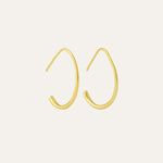 Allegra Oval Hoop Earrings | Sustainable Jewellery by Ottoman Hands