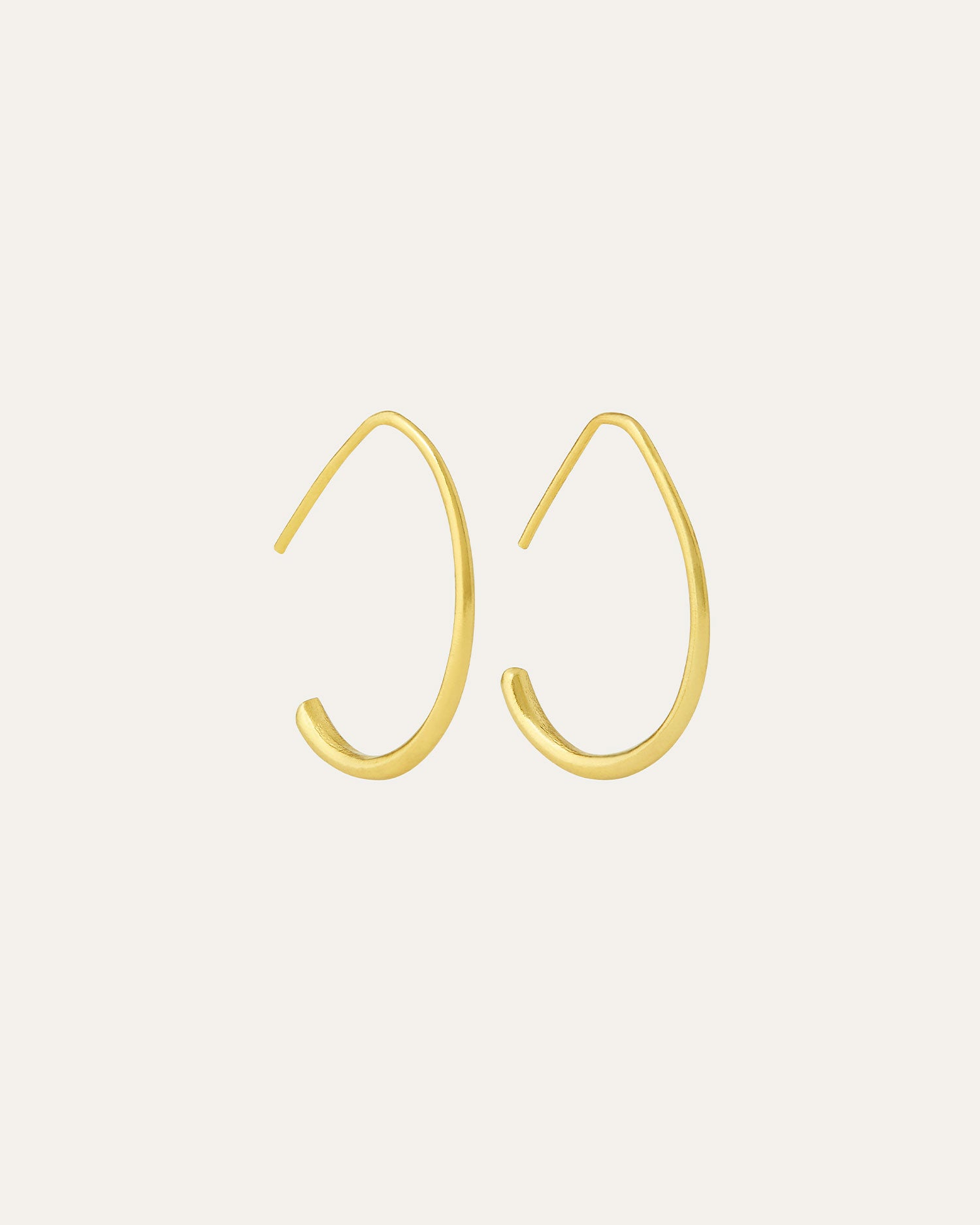 Allegra Oval Hoop Earrings | Sustainable Jewellery by Ottoman Hands