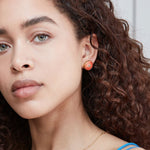 Amalfi Orange Stud Earrings | Sustainable Jewellery by Ottoman Hands