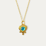 Arabella Evil Eye Heart Pendant Necklace | Sustainable Jewellery by Ottoman Hands