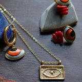 Arden Evil Eye Pendant Necklace | Sustainable Jewellery by Ottoman Hands