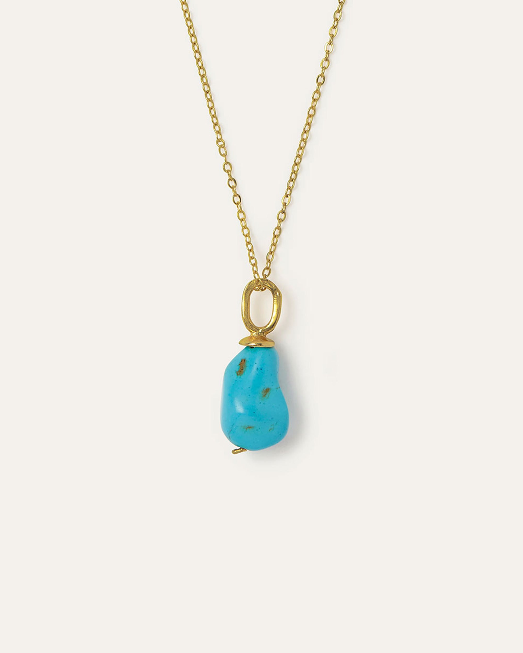 Ava Turquoise Pendant Necklace | Sustainable Jewellery by Ottoman Hands
