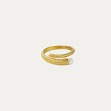 Avalon Pearl Stacking Ring | Sustainable Jewellery by Ottoman Hands