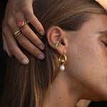 Avalon Pearl Stacking Ring | Sustainable Jewellery by Ottoman Hands