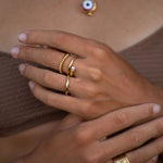 Avalon Pearl Stacking Ring | Sustainable Jewellery by Ottoman Hands