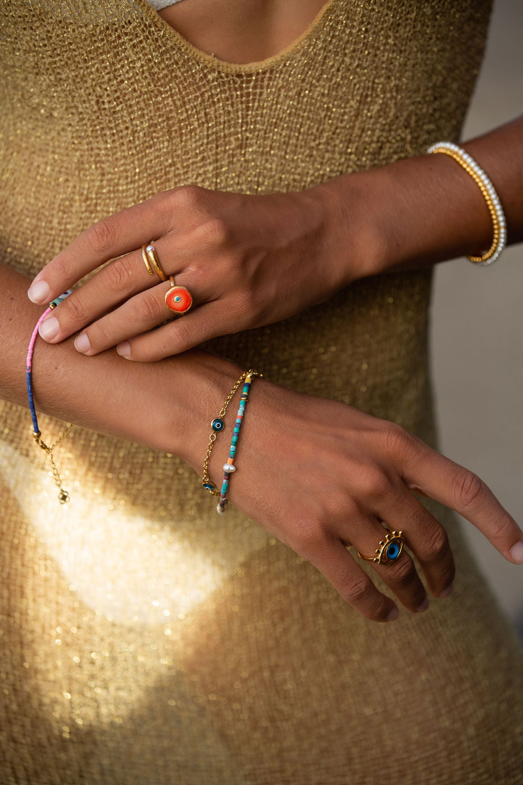 Avalon Pearl Stacking Ring | Sustainable Jewellery by Ottoman Hands